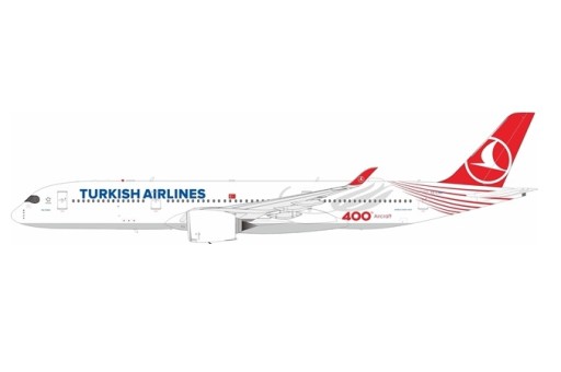 Turkish Airlines Airbus A350-941 TC-LGH '400th Aircraft' With Stand Inflight IF359TK0723 Scale 1:200
