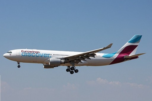 Eurowings Discover Airbus A330-200 D-AXGB JCWings JC4OCN0013 scale 1:400