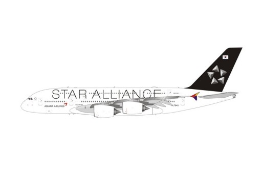 Asiana Star Alliance Airbus A380 HL7645 Phoenix Model 11795 Die-Cast Scale 1:400