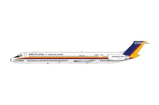 JAS Japan Air System McDonnell Douglas MD-81 JA8461 Die-Cast EW2M81002 JC Wings Scale 1:200