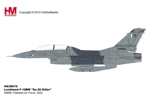 Pakistan Air Force F-16BM Fighting Falcon 2022 Hobby Master HA38015 Scale 1:72