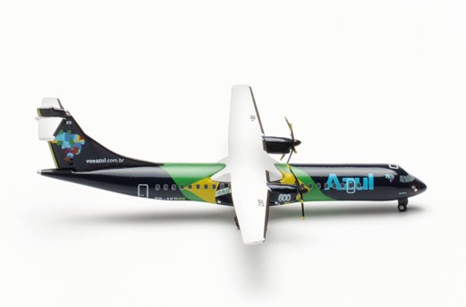 Azul Flag LiveryATR-72-600 PR-AKO Die-Cast Herpa 536929 Scale 1:500