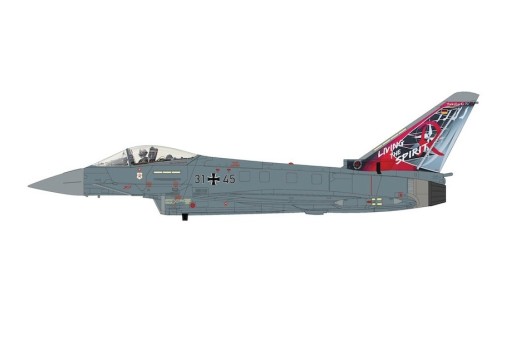 Euro Fighter EF-2000 Luftwaffe 2021 'Living the Spirit' Hobby Master HA6622 Scale 1:72