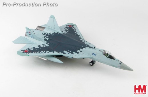 Su-57 Stealth Fighter Bort 053, Russian Air Force, March 2019 (1:72) New Tooling! Hobby Master HA6801 scale 1:72