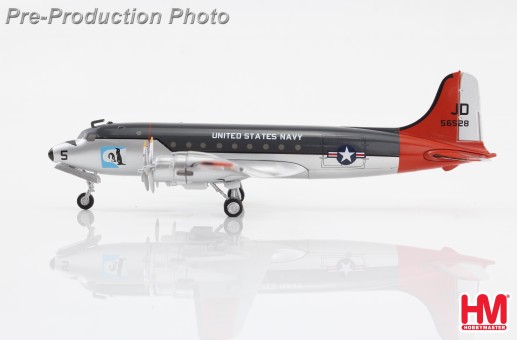 Hobby Master Airliner Series HL2026 Douglas R5D Skymaster Diecast Model USN VX-6, #56528, Antarctica, Operation Deep Freeze, 1950s Scale 1:200
