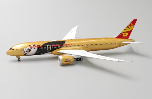 Flaps down Hainan Boeing 787-9 Kung Fu Panda 4 golden B-1343 JC4CHH033A Scale 1-400