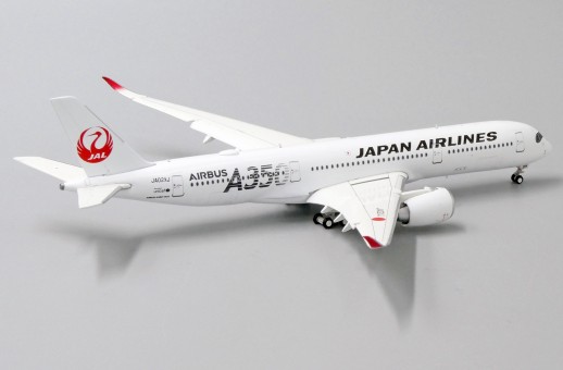 Sale! Flaps Down JAL Japan Airlines Airbus A350-900 JA02XJ Silver Logo JC Wings EW4359002A scale 1:400