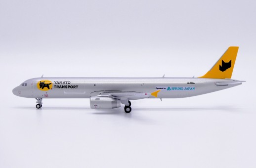 レアJC WINGS Airbus A321JA81YAヤマトジェット1/200 Yamato Transport Airbus A321(P2F) JA81YA LH4375 JC Wings 1:400