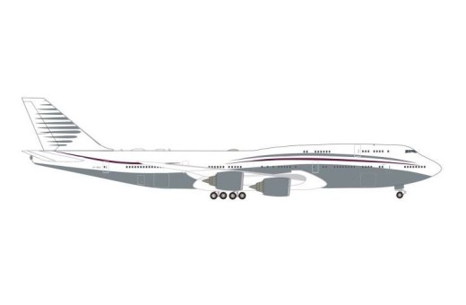Qatar Amiri Flight Boeing 747-8 A7-HBJ Die-Cast Herpa Wings 536899 Scale 1:500