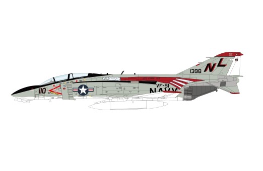 US Navy F-4E Phantom II VF-51 'Screaming Eagles' USS Coral Sea May 1972 Hobby Master HA19043 Scale 1:72
