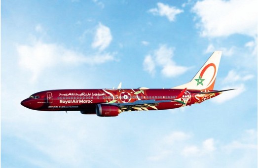 Royal Air Maroc Boeing B737-8max Reg: CN-MAX PH412076 Phoenix Models 1:400