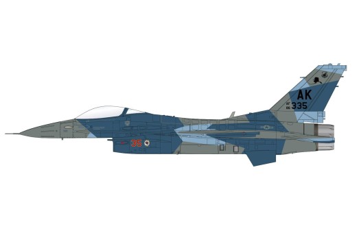	 Lockheed F-16C Blue Splinter 86-0335 354th Wing 18th AGRS Eielson AFB Alaska 2018 HA38005 Hobby Master 1:72