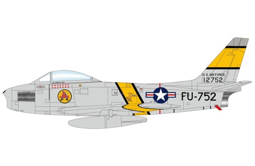 F-86E George Davis 51-2752 4th FIG 334th FIS USAF 1952 HA4328 Hobby Master 1:72