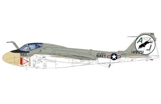 Grumman A-6E Intruder 160428 VA-34 Blue Blasters US Navy late 1970s HC1001 Hobby Master 1:72