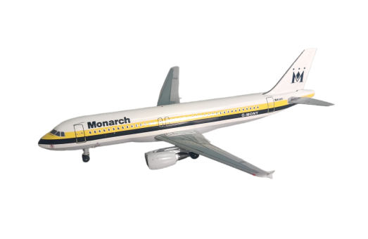 Monarch Airbus A320 G-MONY AeroClassics AC411257 Scale 1:400