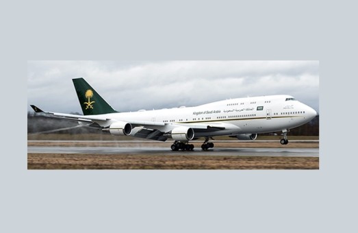 Saudi Royal Aviation Boeing 747-400 HZ-HM1 JC Wings LH4SVA287 Scale 1:400