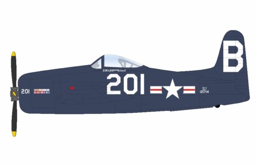 F8F-2P "Bearcats" 121714, USN, Duxford 2014 (restored plane) Diecast Model USNet SM1014 SkyMax scale 1:72