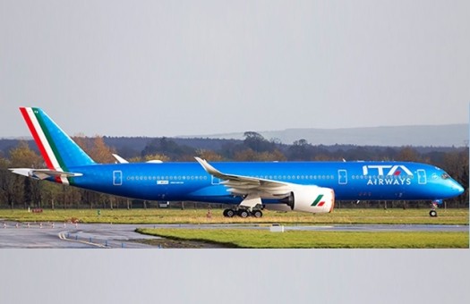 Flaps Down ITA Airways airbus A350-900 EI-IFA JC Wings JC2ITY0302A Scale 1:200