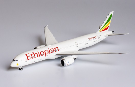 Ethiopian Airlines Boeing 787-9 Dreamliner ET-AUP named "London" NG Model 55063 scale 1:400