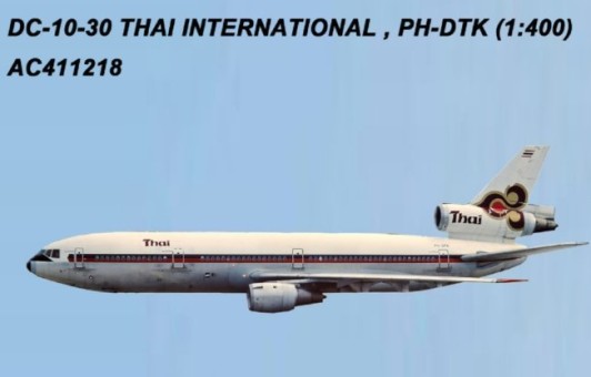 Thai International Douglas DC-10 PH-DTK  AC411218  AeroClassics Scale 1:400