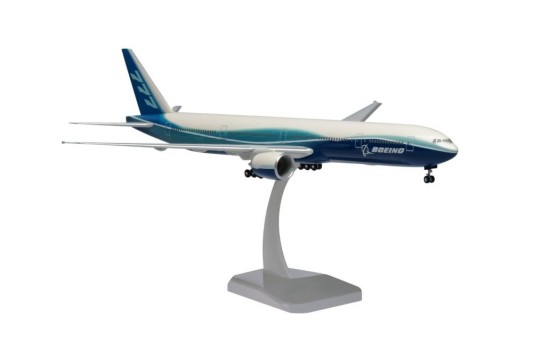 Boeing House 777-300ER with stand & gears Hogan HG3763GR scale 1:200