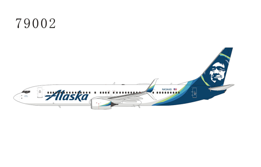New Mould! Alaska Boeing 737-900 N434AS with scimitar winglets die-cast NG Models 79002 scale 1400
