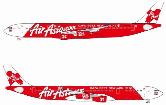 Air Asia A340-300 "CAPA BEST NEW AIRLINE"