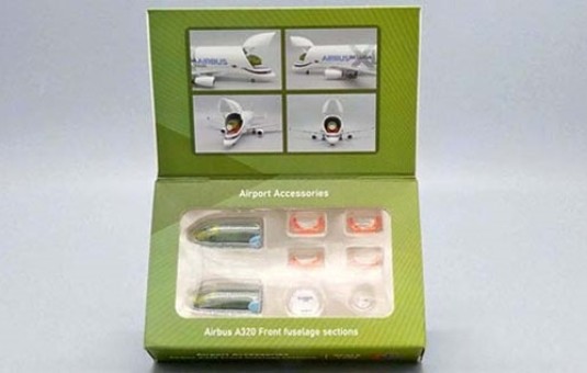 JC4GSESETB Airbus A320 Front Fuselage Sections Set 1:400