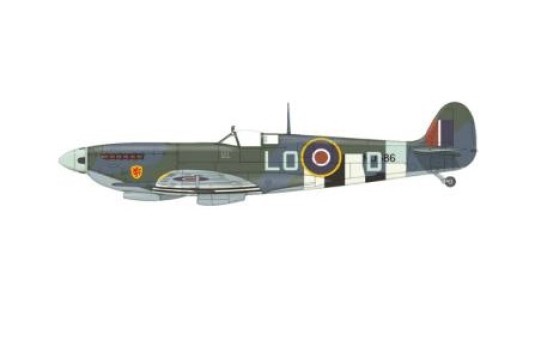 RAF Spitfire MK IXc Pierre Closterman No. 602 Squadron July 1944 JCWings JCW-72-SPF-001 Scale 1:72