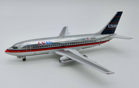US Air Boeing 737-200 N286AU Polished with stand Inflight IF732US1218P scale 1:200