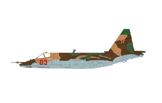Czechoslovak Air Force Su-25K Frogfoot 30th Combat Air Regiment Zatec AB 1992 Hobby Master HA6106 scale 1:72