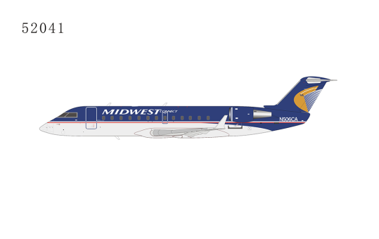 Midwest Connect CRJ-200ER N506CA die-cast NG Models 52041 scale 1:200