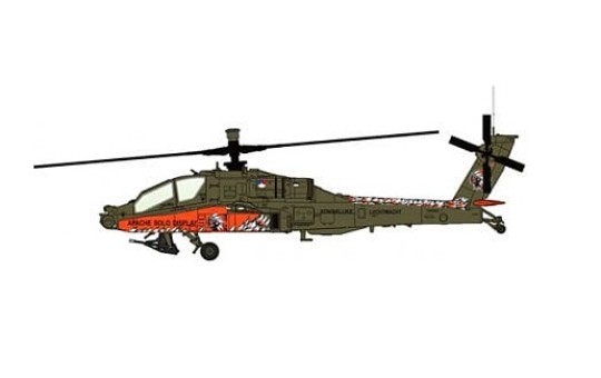 Netherlands AH-64D Apache Royal Netherlands Air Force 2010 Hobby Master HH1209 1:72