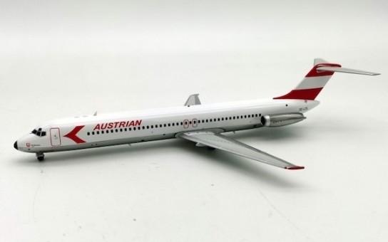 Austrian Airlines McDonnell Douglas DC-9-51 OE-LDL with stand InFlight IF951OE1221 scale 1:200 