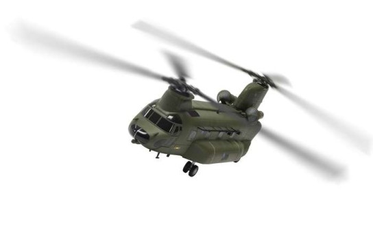 RAF Chinook HC3 Helicopter No 18 Sqn Odiham 2012 CG34213 Corgi Scale 1:72 