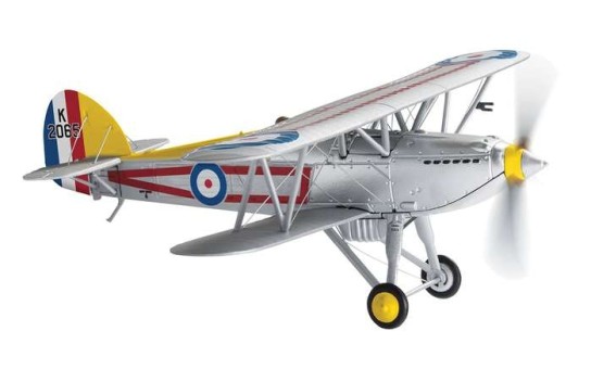 RAF 100 Years Hawker Fury K2065 No.1 Squadron ‘C’ Flight Leaders Corgi AA27302 scale 1:72