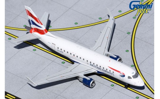 British Airways CityFlyier Embraer ERJ E170 G-LCYG GeminiJets GJBAW1517 Scale  1:400