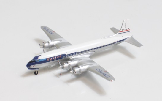 United Airlines Douglas DC-6 N37570 Die-Cast Aeroclassics AC41056 Scale 1:400