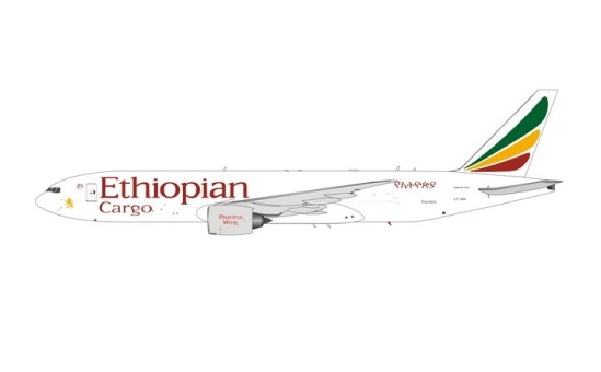 Ethiopian Cargo Boeing 777-200F ET-ARK Die-Cast Phoenix 11745 Scale 1:400 