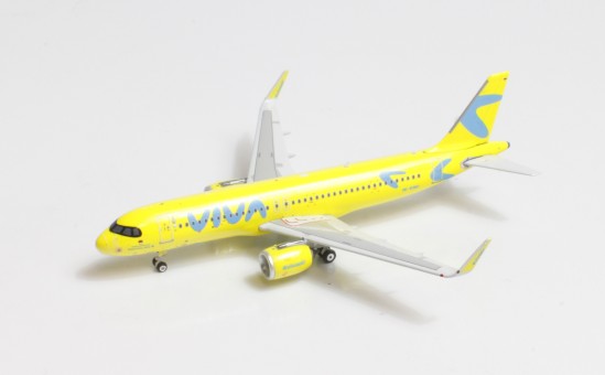 Viva Air Colombia A320neo HK-5360 Yellow Boomerang Livery Phoenix 11733 Die-Cast Model Scale 1400