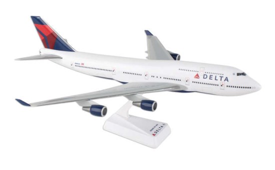 Delta Boeing Boeing 747-400 Flying Miniatures LP4921N Scale 1:400