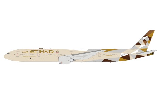 Etihad Airways Boeing 777-3FX/ER A6-ETH with stand InFlight IF773EY0721 scale 1:200 