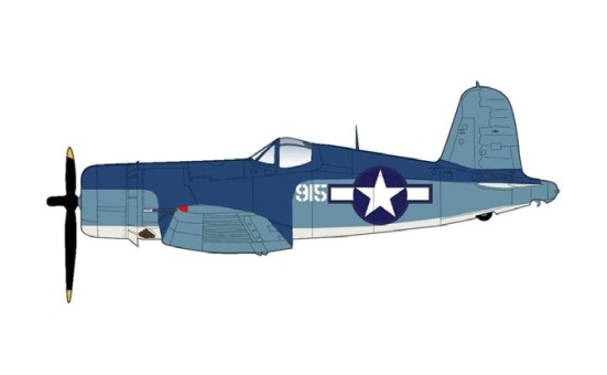 F4U-1A Corsair Maj. “Pappy” Boyington's last mission VMF-214 “Black Sheep” Jan. 3 1944 Hobby Master HA8222 scale 1:48