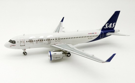 SAS Scandinavian New Livery Airbus A320-200 SE-ROJ with stand InFlight IF320NSK0120 scale 1:200