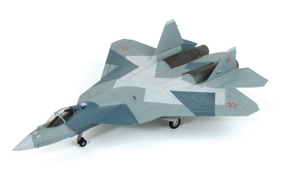 Sukhoi SU-57 (T-50) Russian Air Force die-cast by AirForce1 AF1-0011A scale 1:72