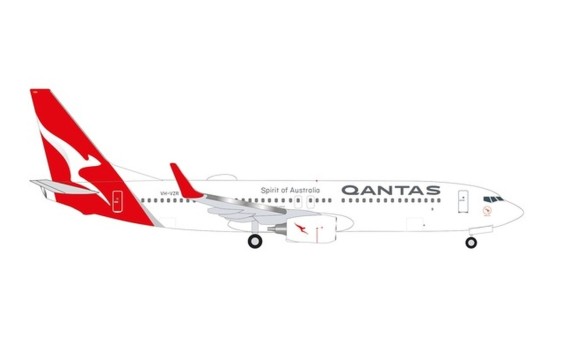 Qantas Boeing 737-800 VH-VZR "Coral Bay" new livery Herpa Wings 535502 scale 1:500