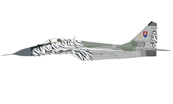 Slovak Air Force MIG-29 Fulcrum “Tiger,” 2002 Hobby Master HA6513 scale 1:72