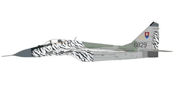 Slovak Air Force MIG-29 Fulcrum “Tiger,” 2002 Hobby Master HA6513