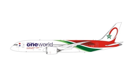 Air Maroc One World Boeing 787-8 Dreamliner CN-RGB الخطوط الملكية المغربية Phoenix 11688 diecast  Scale 1400 