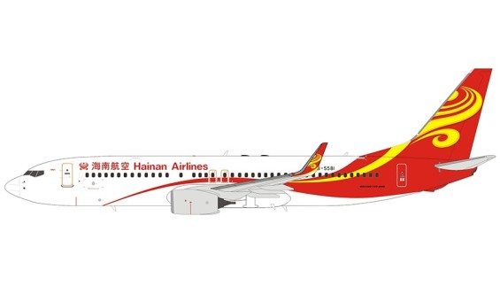 Hainan Airlines Boeing 737-800 winglets 海南航空 B-5581 NG models 58059 scale 1:400